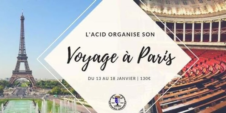 Voyage à Paris, 2019